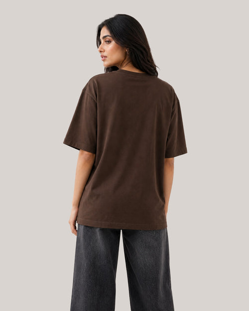 Brown Basic T-Shirt