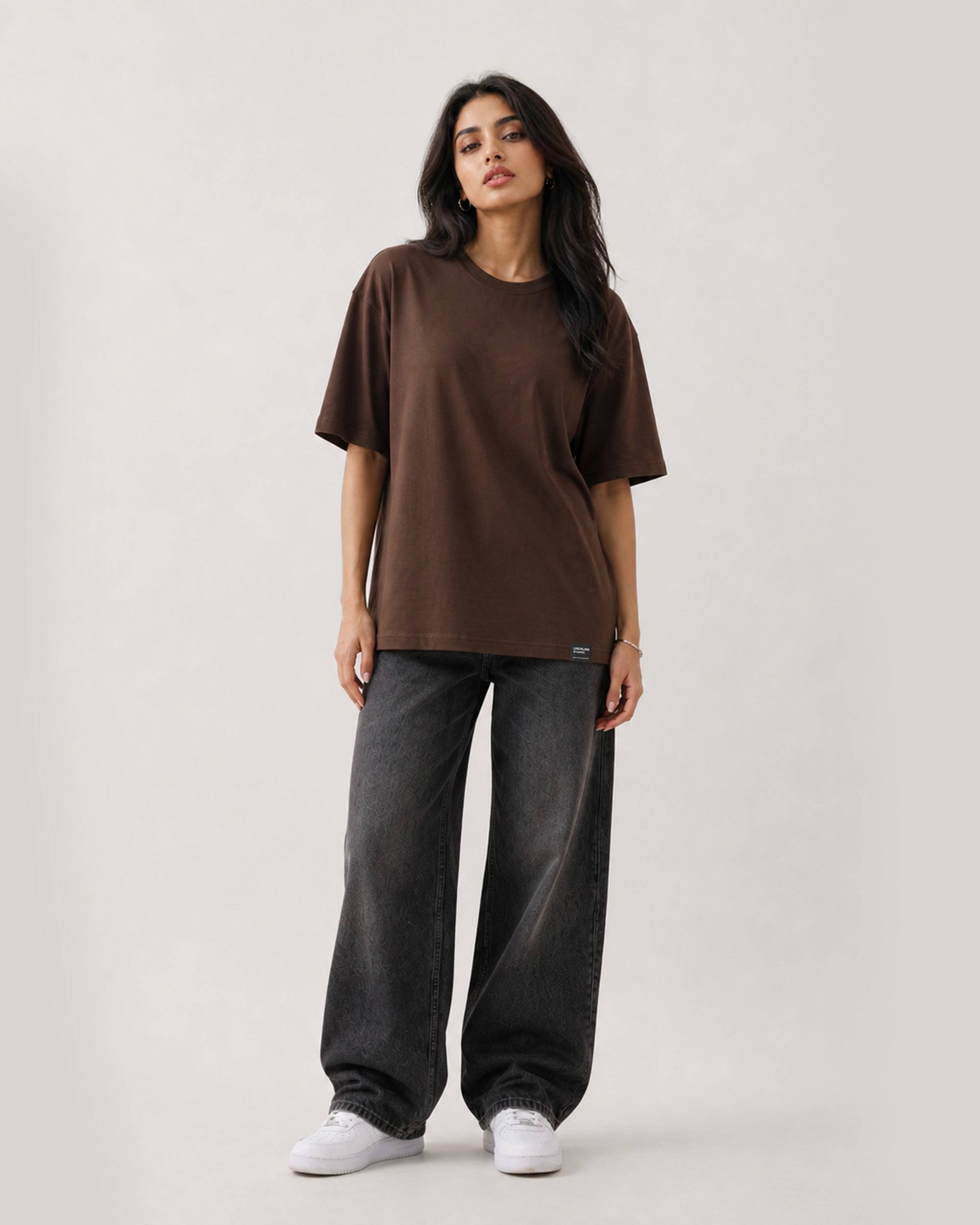Brown Basic T-Shirt