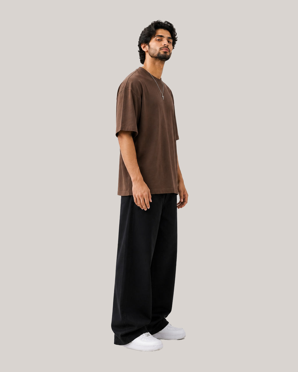 Brown Basic T-Shirt