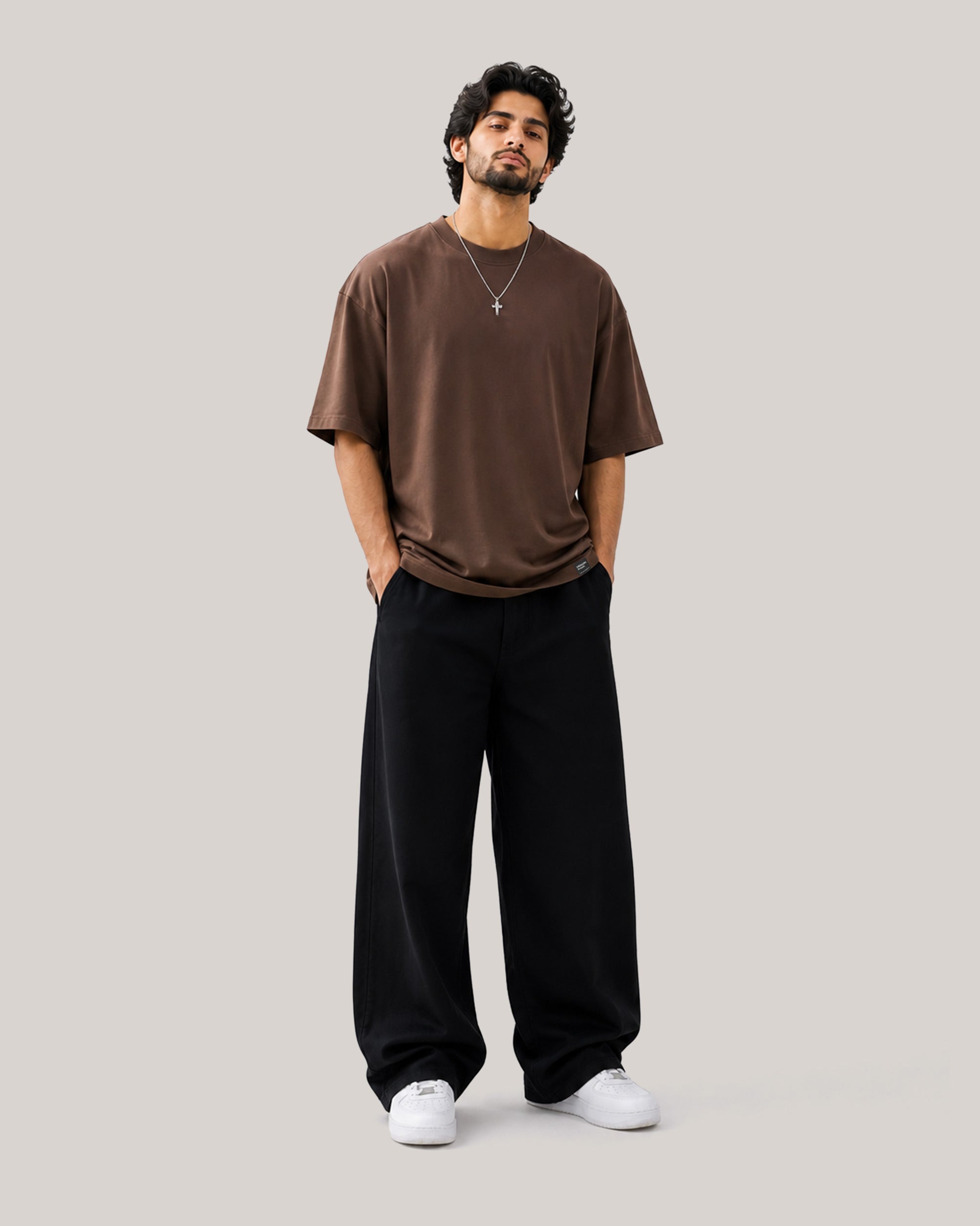 Brown Basic T-Shirt