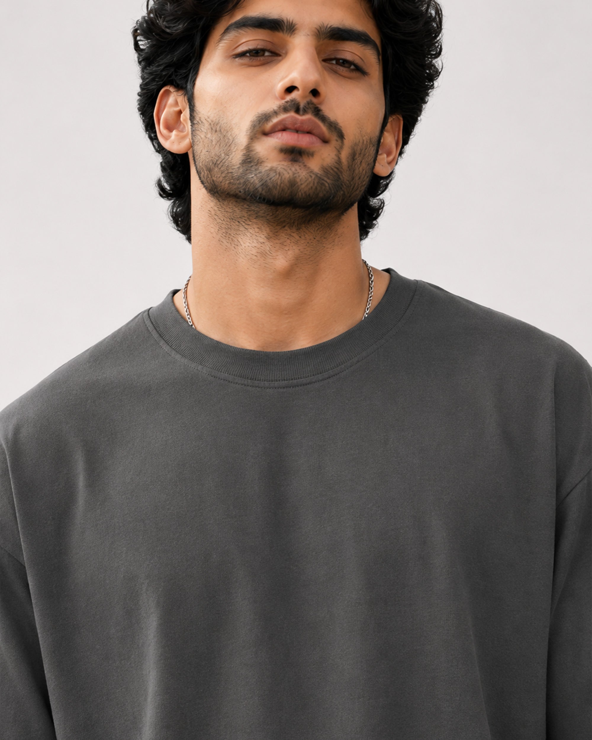 Grey Basic T-Shirt